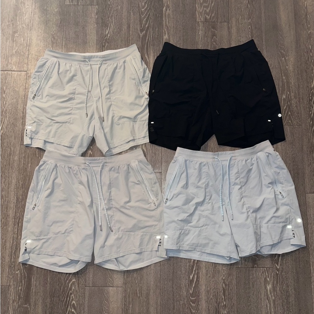Lululemon License To Train Shorts - Lot of 4 (Retail $352)